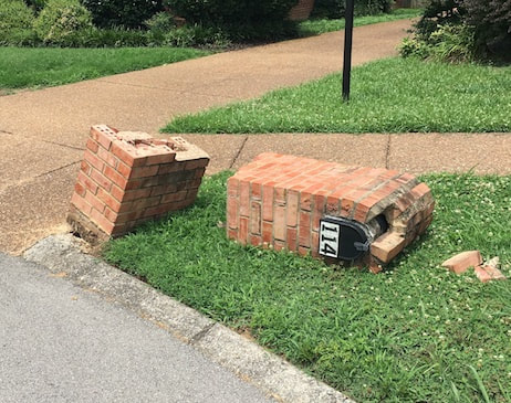 chattanooga brick mailboxes