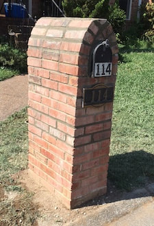chattanooga brick mailbox contractors